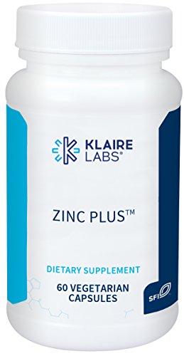 Product Cover Klaire Labs Zinc Plus, 60 Vegetarian Capsules