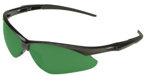 Product Cover Jackson Safety 3004761 Nemesis Cutting Safety Glasses Black Frame/IRUV 5.0 Shade Green Lens (19860)