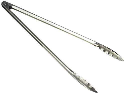 Product Cover Winco UT-16 Coiled Spring Heavyweight Stainless Steel Utility Tong, 16-Inch