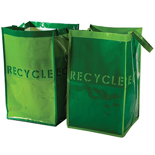 Product Cover G.U.S. Recycle Bins for Home and Office - Set of 2. Waterproof Bags with Sturdy Handles