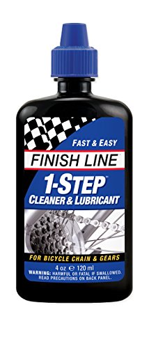 Product Cover Finish Line 1-Step Bicycle Chain Cleaner & Lubricant 4oz Squeeze Bottle