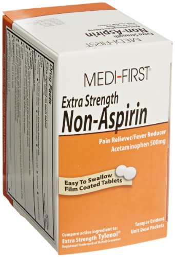 Product Cover Extra Strength Non-Aspirin Pain Reliever Comparable to Extra Strength Tylenol - 100 per Box