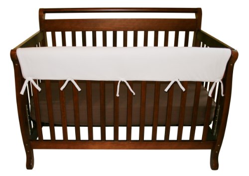 Product Cover Trend Lab Waterproof CribWrap Rail Cover - for Wide Long Crib Rails Made to Fit Rails up to 18