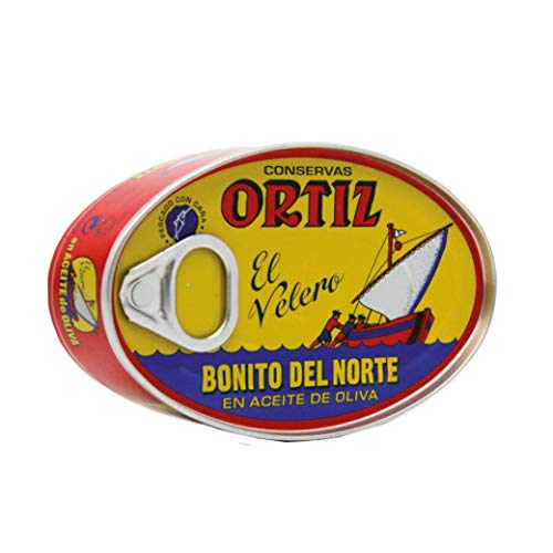 Product Cover Ortiz Bonito Del Norte - White Tuna in Olive Oil, 3.95-Ounce Tins (Pack of 4)