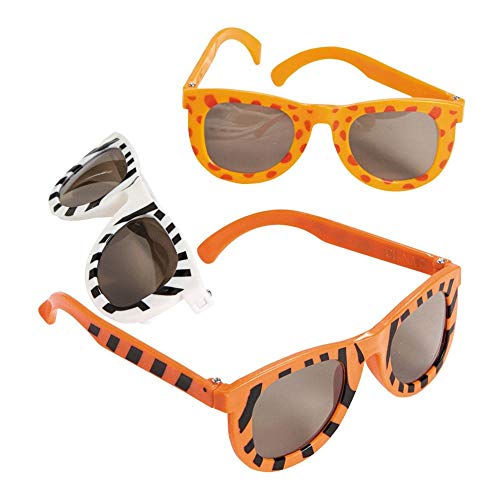 Product Cover Fun Express Animal Print Sunglasses (1 Dozen) Party Favors, Summer & Beach Accessories