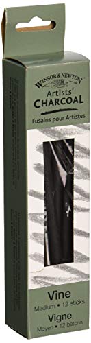 Product Cover Winsor & Newton Artist Vine Charcoal Sticks 12/Pkg - Medium