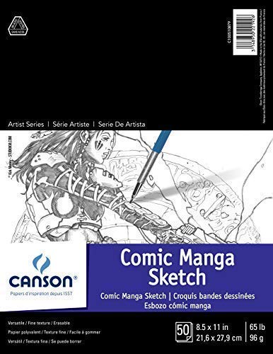 Product Cover CANSON Artist Series Comic Manga Sketch Pad, 8.5