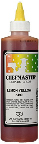 Product Cover Chefmaster Liqua-Gel Food Color, 10.5-Ounce, Lemon Yellow [labeling may vary]
