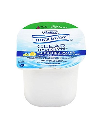 Product Cover Hormel Thick & Easy Hydrolyte Nectar Consistency Thickened Water 4 Ounce (Pack of 24)