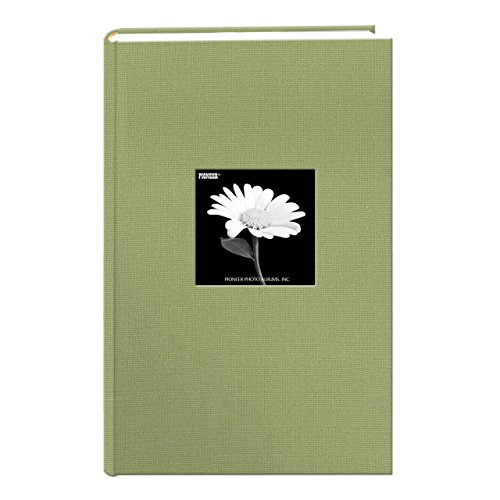 Product Cover Fabric Frame Cover Photo Album 300 Pockets Hold 4x6 Photos, Sage Green