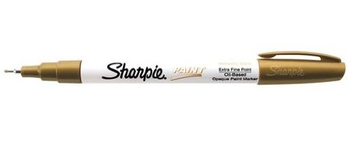 Product Cover Sharpie 35532 Oil-Based Paint Marker, Extra Fine Point, Gold