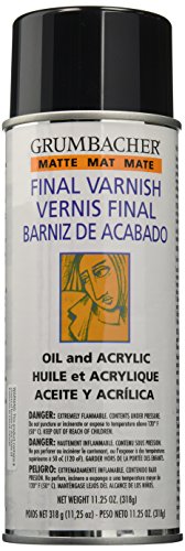Product Cover Grumbacher 542 Picture Matte Varnish for Picture and Oil & Acrylic Painting, 11.25oz. Can