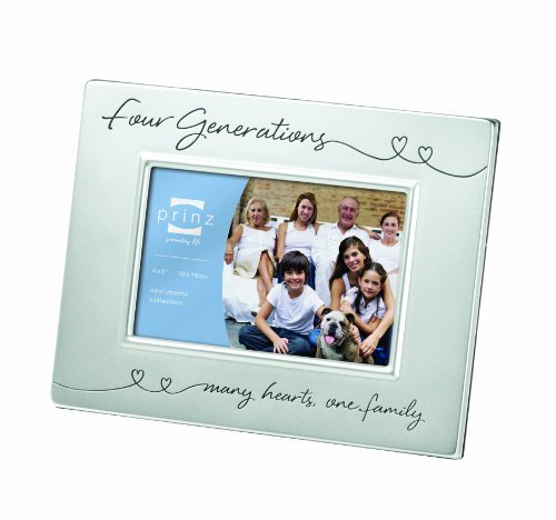 Product Cover PRINZ 6 by 4-Inch Four Generations Silver Metal Frame