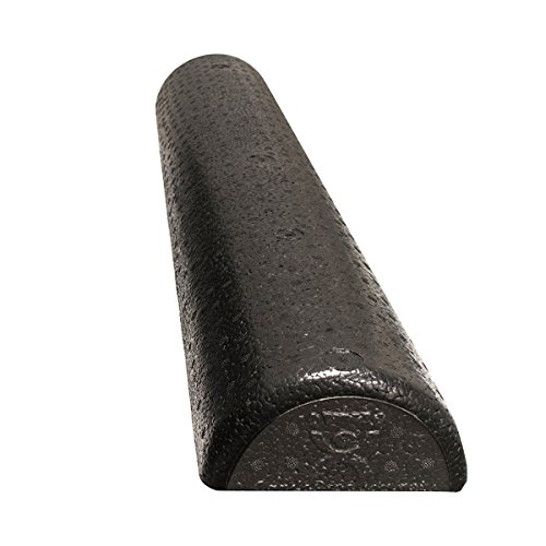 Product Cover CanDo Black Composite High-Density Roller, Half-Round, 6