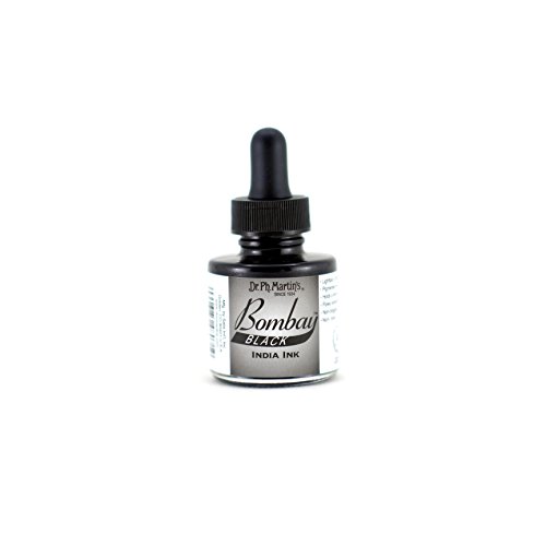 Product Cover Dr. Ph. Martin's Bombay India Ink, 1.0 oz, Black