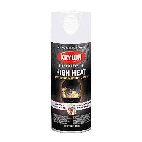Product Cover Krylon K01505000 High Heat Spray Paint, 12 oz., White