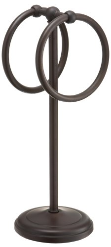 Product Cover Taymor Pedestal Fingertip Towel Rings, Oil Rubbed Bronze