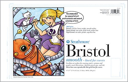 Product Cover Strathmore (25-611 STR-25-611 24 Sheet Smooth Bristol Pad, 11 by 17