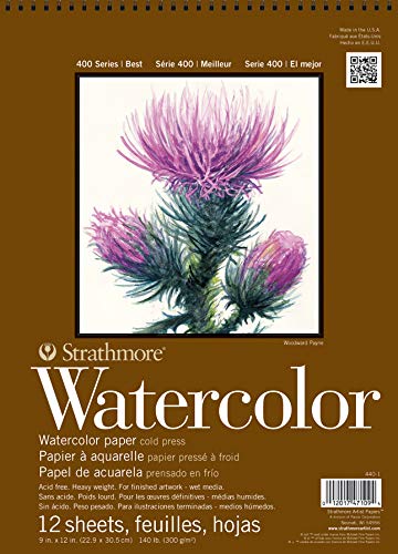 Product Cover Strathmore 440-1 Strath W.Color 400 9X1212SHT 130 lbspirl, Multicolor