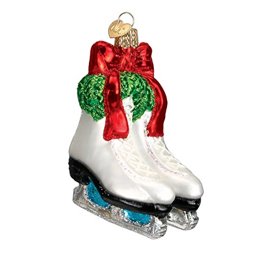 Product Cover Old World Christmas Ornaments: Snow and Ski Collection Glass Blown Ornaments for Christmas Tree, Holiday Skates