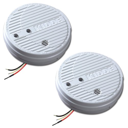 Product Cover Kidde 1275 Hardwire Smoke Alarm with Hush Feature and Battery Backup, Twin Pack