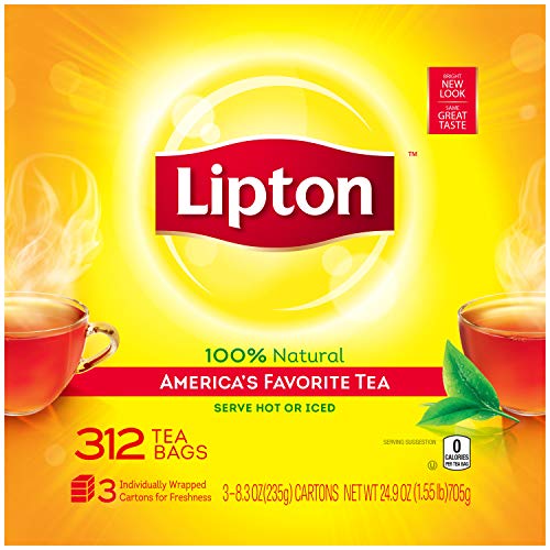 Product Cover Lipton Black Tea Bags, America's Favorite Tea, 312 Count
