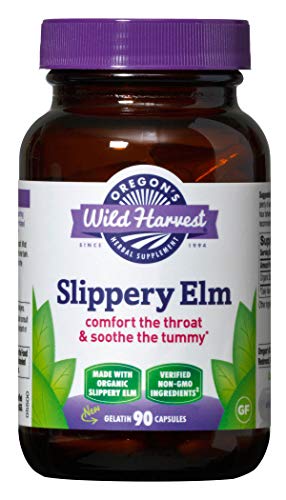Product Cover Oregon's Wild Harvest Slippery Elm Organic Capsules, 90 Count