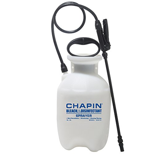 Product Cover Chapin International 20075 Disinfectant Bleach Sprayer, 1 Gallon, Translucent White
