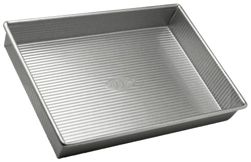 Product Cover USA Pan Bakeware Rectangular Cake Pan, 9 x 13 inch, Nonstick & Quick Release Coating, Made in the USA from Aluminized Steel