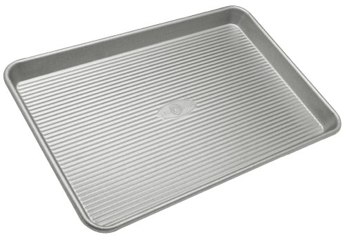 Product Cover USA Pan Bakeware Jelly Roll Pan, Warp Resistant Nonstick Baking Pan, Made in the USA from Aluminized Steel