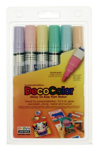 Product Cover Uchida 300-6B 6-Piece Decocolor Broad Point Paint Marker Set