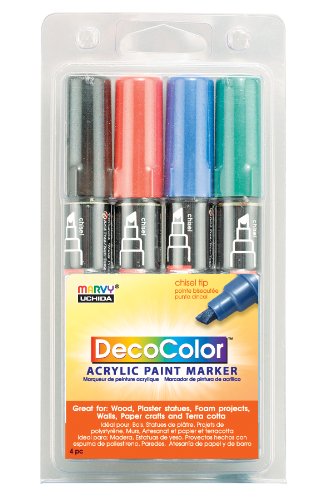 Product Cover Uchida 315-4A 4-Piece Primary Decocolor Acrylic Set
