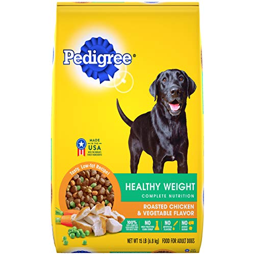 Product Cover PEDIGREE Healthy Weight Roasted Chicken, Rice & Vegetable Flavor Dry Dog Food 15 Pounds