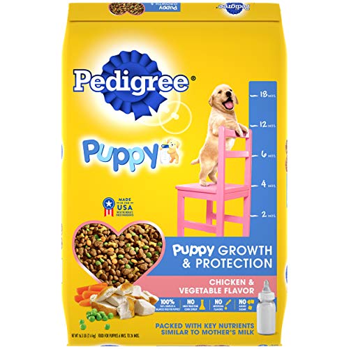 Product Cover PEDIGREE Puppy Growth & Protection Dry Dog Food Chicken & Vegetable Flavor, 16.3 lb. Bag