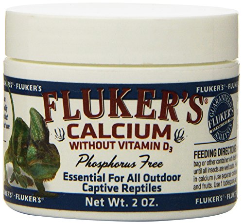 Product Cover Fluker's 73015 Reptile Calcium Supplement Without Vitamin D3, 2-Ounce
