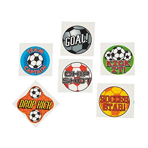 Product Cover Fun Express Temporary Soccer Tattoos (6 Dozen)
