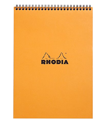 Product Cover Rhodia Wirebound Pad 8.25x11.75, Lined, Orange
