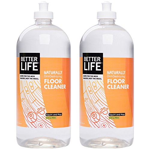 Product Cover Better Life Naturally Dirt-Destroying Floor Cleaner, Citrus Mint, 32 Fl Oz (Pack of 2)