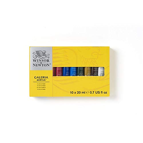 Product Cover Winsor & Newton Acrylic Paint 20ml 10/Pkg, Assorted Colors, Tube Set, Multicolor