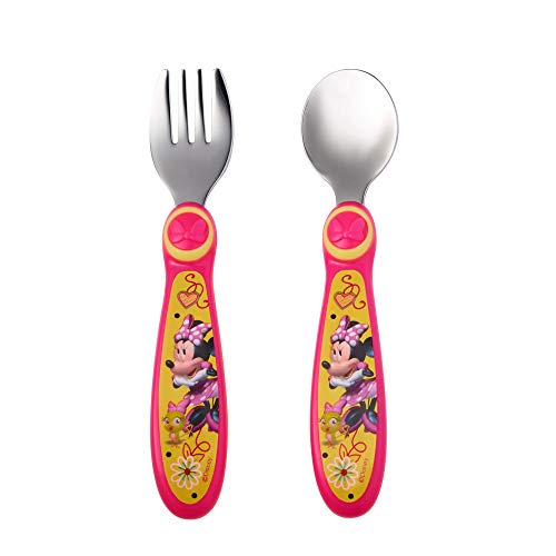 Product Cover The First Years Disney Baby Minnie Mouse Stainless Steel Flatware for Kids