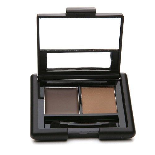 Product Cover e.l.f. Cosmetics Studio Eyebrow Kit Brow Powder and Wax Duo for More Defined Eyebrows, Brush Included, Medium Tint
