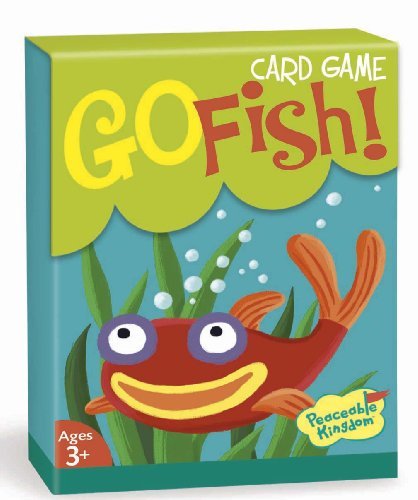 Product Cover Peaceable Kingdom Go Fish! Classic Card Game for Kids - 48 Cards with Gift Box