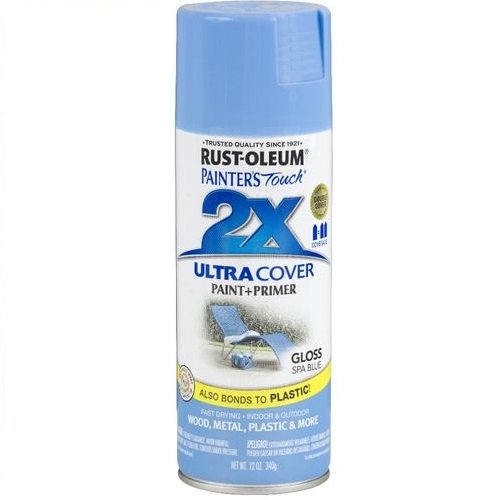 Product Cover Rust-Oleum 249093 Painter's Touch 2X Ultra Cover, 12-Ounce, Spa Blue