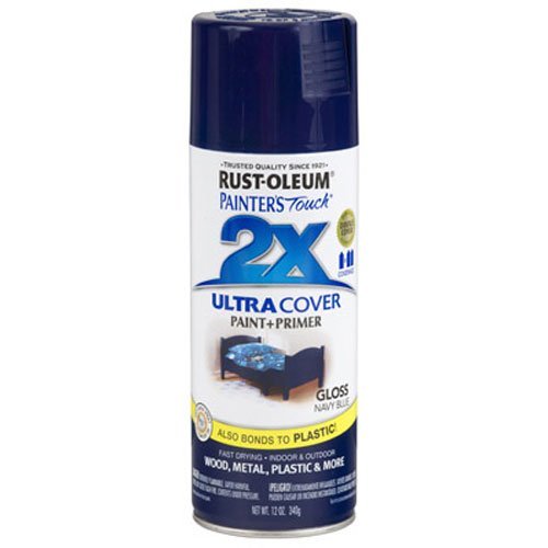 Product Cover Rust-Oleum 249098 Painter's Touch Multi Purpose Spray Paint, 12-Ounce, Navy Blue