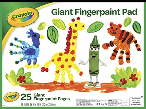 Product Cover Crayola Giant Fingerpaint Paper, 25 Pages, 16