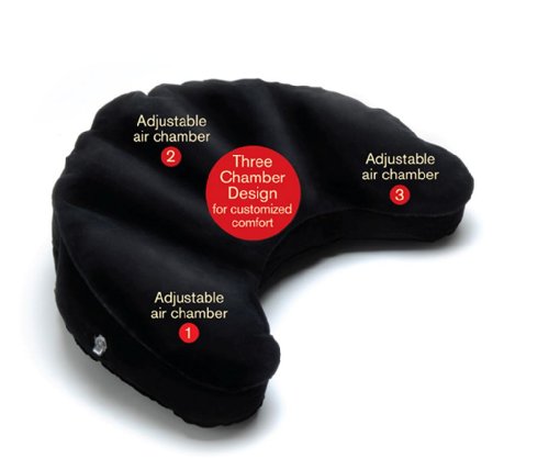 Product Cover Mobile Meditator Inflatable Meditation Cushion and Travel Pillow - Black
