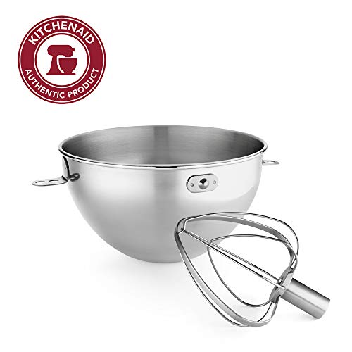 Product Cover KitchenAid KN3CW 3-Qt. Stainless Steel Bowl & Combi-Whip - Fits Bowl-Lift models KV25G and KP26M1X