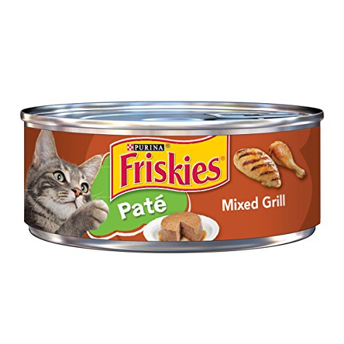 Product Cover Purina Friskies Pate Wet Cat Food, Pate Mixed Grill - (24) 5.5 oz. Cans