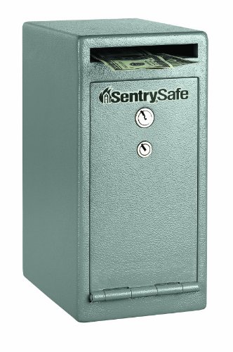Product Cover SentrySafe Depository Safe, Medium Dual Key Lock Money Safe with Drop Slot, 0.38 Cubic Feet, UC-039K