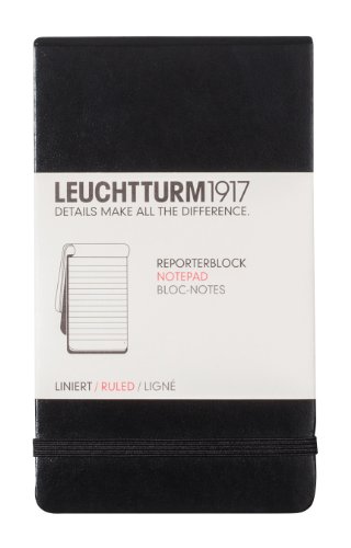 Product Cover Leuchtturm Reporter Notepad, Ruled, 3.5 x 6 Inch (LBR11)